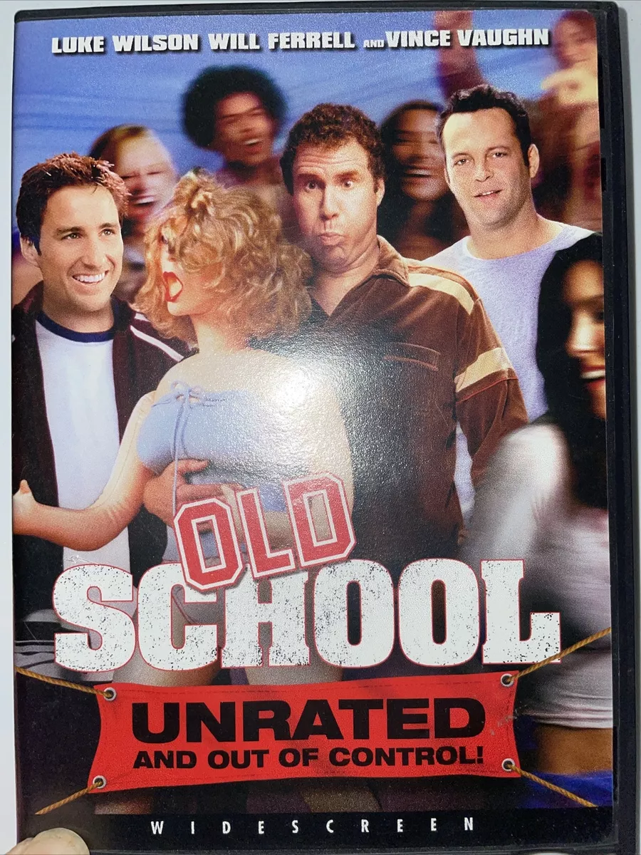Old School DVD Unrated Widescreen Will Ferrell Luke Wilson Vince
