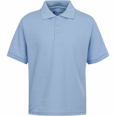 School Uniform Pique Polo Collard Shirt for Boys with Stain Guard size 4- 20
