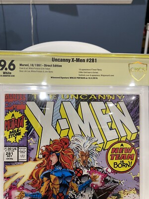 UNCANNY X-MEN #281 | CBCS 9.6 ASP New X-Men team SIGNED