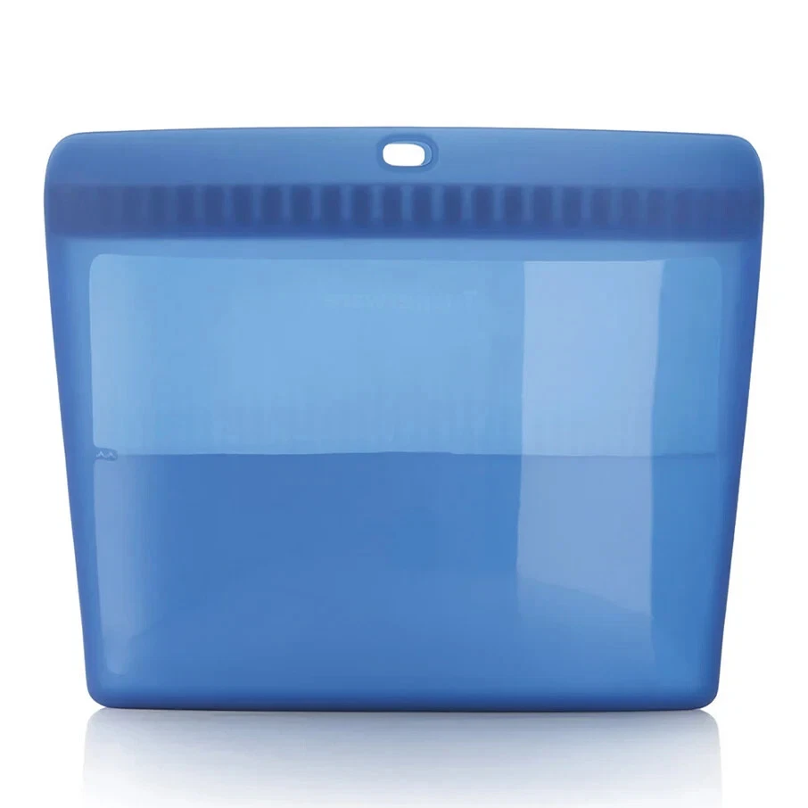 NEW Tupperware The Ultimate Silicone Slim Bag Freezer Oven Microwave Safe reuse