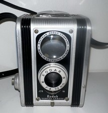 Vintage Kodak Duaflex Camera 72mm Triplet Lens 620 Film