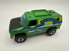 Vintage 1977 Hot Wheel Baja Breaker Green Off-Road Van w/ Flames Blackwalls HK