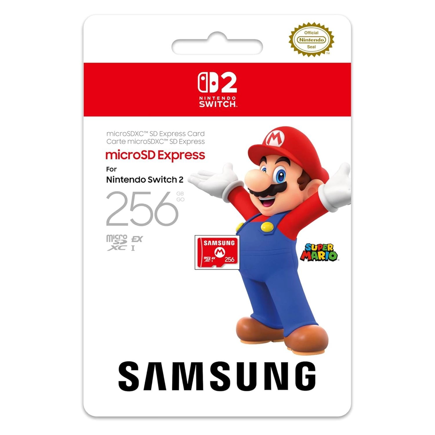 Nintendo Switch 2 SD Card 256GB Samsung microSD Express Card Gaming Accessory