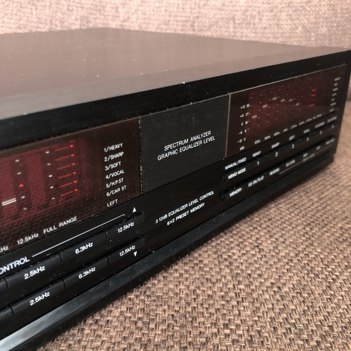 Technics SH-E66 Stereo Graphic Equalizer Midi Hi-Fi 1991 - Spares Or Repair - Picture 6 of 16