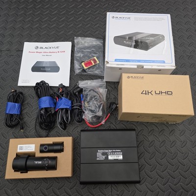 BlackVue DR900X 2-Channel 4K Dash Camera w/Power Magic Ultra battery B-124X Used