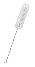 Nylon Cleaning Brush with Fan-Shaped End, 15" - Twisted Stainless Steel Wire ...