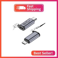 Seminer USB C to Micro USB Adapter 2 Pack , Type-C Female to Micro USB Male Ada