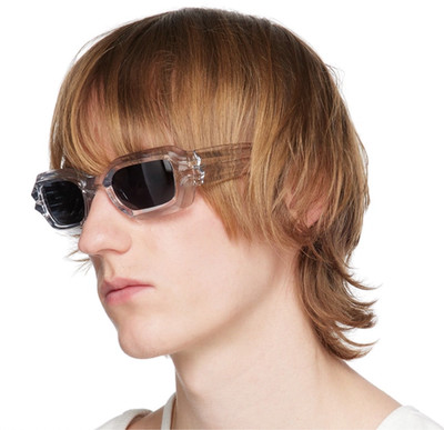 UNISEX unique clear sunglasses y2k chunky thick A BETTER FEELING BOLU GLACIAL