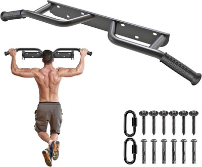 Heavy Duty Wall Mounted Doorway Pull Up Bar Multifunctional Chin Up Bar Portable