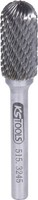 Ks Tools 515.3245 Hm Walzenrund-FräSstift Form C, 12Mm