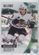 2023-24 Upper Deck Allure Rookies Green Rainbow 25/99 Cole Guttman #107 08es