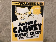 BLONDE CRAZY JAMES CAGNEY 1931 WC REPRODUCTION 11x14 LOBBY CARD