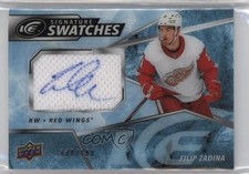 2019 Ice Signature Swatches 2021-22 Upper Deck Update /150 Filip Zadina Auto 0q3