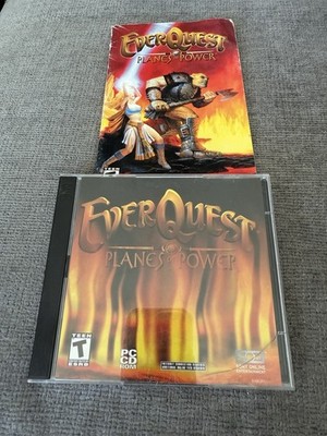 EverQuest: Planes of Power PC CD-ROM (2002) Expansion Set   2 Discs + Manual