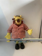 Original 1980s Bullseye “Bully” Prize Figurine – Rare Battery Version – Vintage