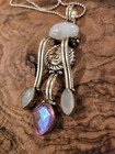 Handcrafted Sterling Moonstone Pendant Necklace — photo 6