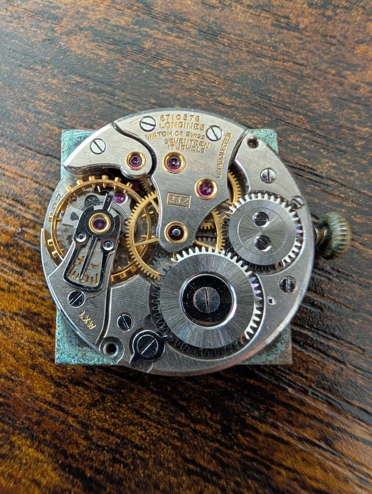 VINTAGE LONGINES DIAMOND DIAL AND MOVEMENT FOR PARTS/REPAIRS | eBay