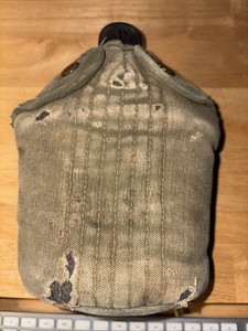 Vintage WWII 1945 U. S. Army Canteen With Cover And Cup
