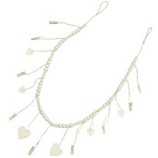 Corda da appendere per quadri con clip foto perline appendiabiti da parete espositore corda