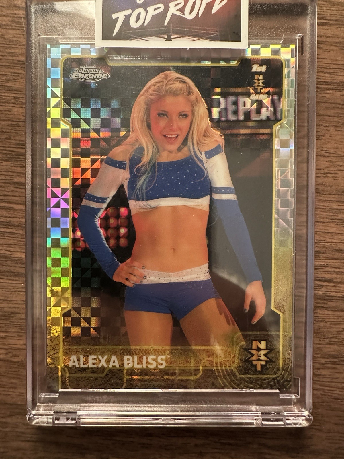 2015 Topps Chrome WWE - Alexa Bliss #92 X-Fractor (RC)