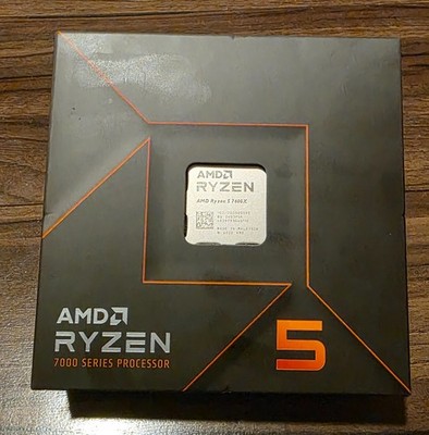 Sealed, New in Box - AMD Ryzen 5 7600X Processor - 6 core/12 thread/5.3 GHz max