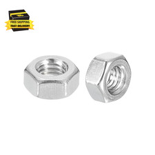 Hex Nuts M6X1Mm 20Pcs, 304 Stainless Steel Metric Coarse Thread Hexagon Nut Ha