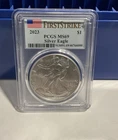 2023 $1 American Silver Eagle MS69 First Strike PCGS
