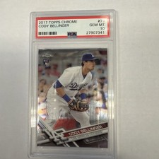2017 Topps Chrome #79 Cody Bellinger PSA 10 RC Los Angeles Dodgers 
