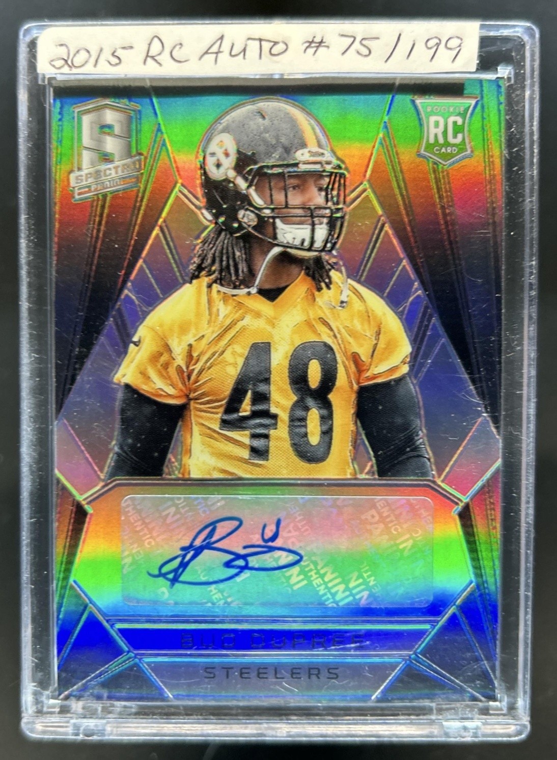 Bud Dupree Panini Spectra #209 Autograph