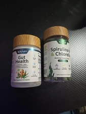 SNAP Gut Health Supplement&Snap Supplements Organic Spirulina and Chlorella
