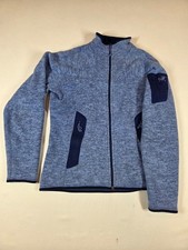 Arc'teryx Polartec Covert Cardigan Women's M Blue Heather Fleece Jacket Zip