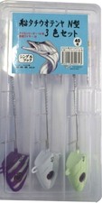 6-piece set of Japanese Spanish mackerel tenya single hooks, size 40, 2 cases,