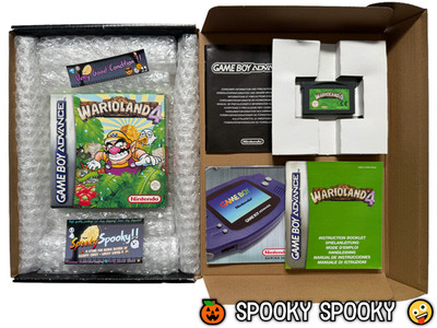 Wario Land 4 Nintendo Game Boy Advance - UK PAL sehr guter Zustand CIB - Tracked