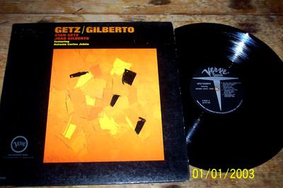 STAN GETZ & JOAO GILBERTO Getz/Gilberto ( Girl From Ipanema ) MONO vinyl LP vg++