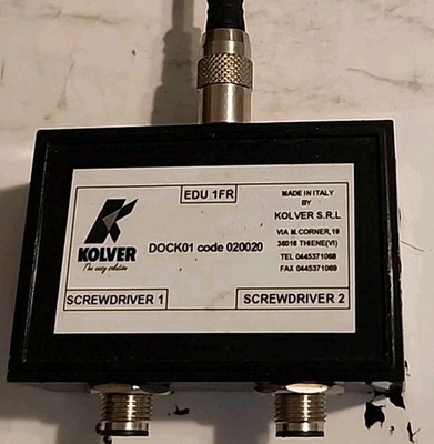 Kolver DOCK01 Dual Output Docking Station for EDU1FR Code 020020 - Free Shipping