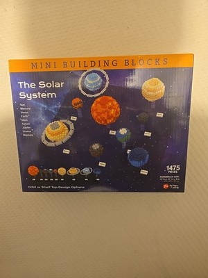 Mini Building Blocks Solar System Set   1475 Pieces New