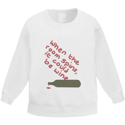 ''Too Much Wine'' Kinder Sweatshirt / Pullover / Pulli (KW050716)