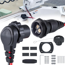 1865128 MKR-26 Trolling Motor Plug and Receptacle for Minn Kota Freshwater and S