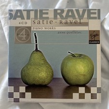 SATIE-RAVEL PIANO WORKS, 4-CD Boxed Set, by Anne Queff Lec (2004). Played Once