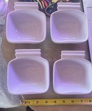 Mason 4 Piece Craft & More Dish Bowl Serving Oven Safe Jar Shape White Ceramic