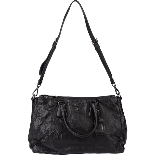 Prada Black Series Nappa Antique Vitello Handbag Tasche - Bild 6 von 11