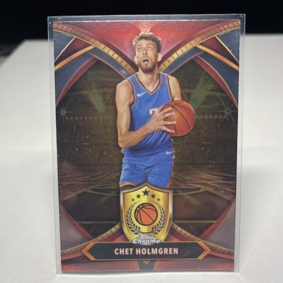 2024-25 Topps Chrome - #BOD-8 Chet Holmgren Ball of Duty Refractor OKC Thunder