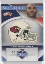 2009 Panini Donruss NFL Draft Rookie Pro Helmets Chris Wells Beanie 0jd0