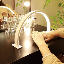 L52CM (20.47In), H30CM (11.81In) Lampada a Mezzaluna, Lampada Da Tavolo per Tagl