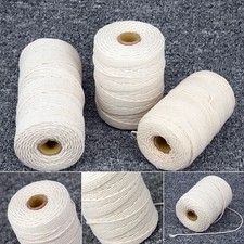 New Natural Beige Cotton Twisted Cord Rope Craft Macrame For Kinds Of crafts