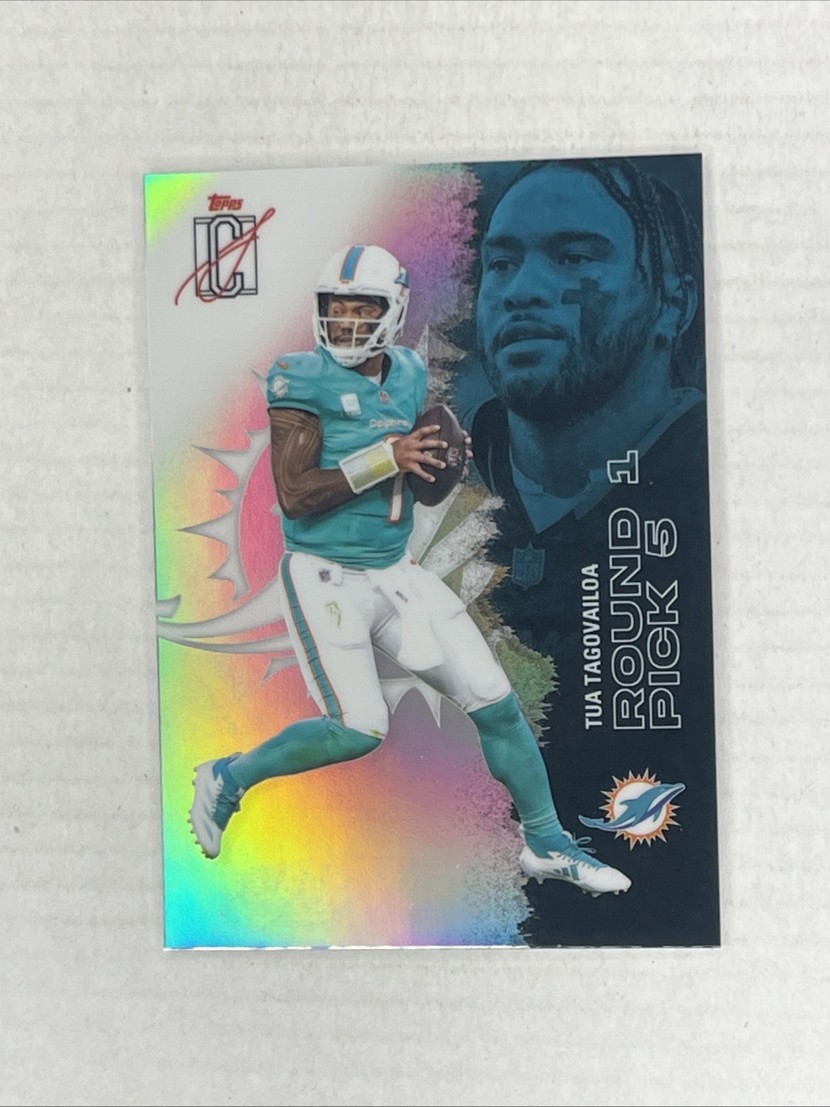 2025 Topps Signature Class - TUA TAGOVAILOA #85 Chrome Refractor Miami Dolphins