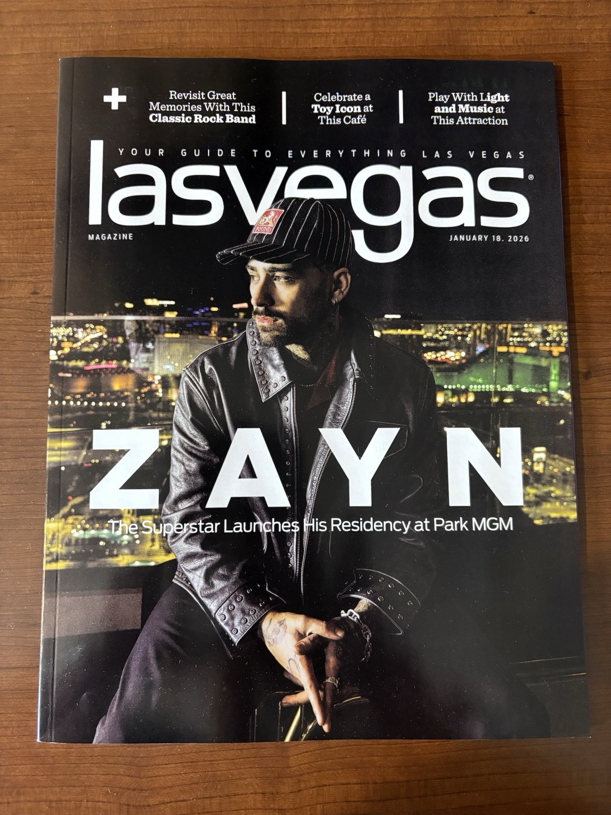 Zayn Malik Residency Las Vegas Magazine Jan 2026
