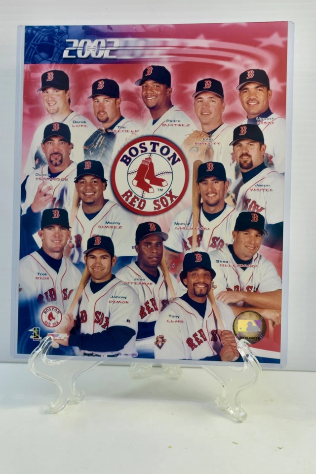 BOSTON RED SOX 8X10 COLOR PHOTO - 2002 TEAM PHOTO - Image 2 of 2