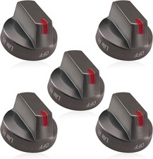 DG64-00473B Upgraded Samsung Stove Knobs Black Stainless Steel,Samsung Gas St...