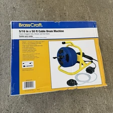BrassCraft BC260 5/16 in. x 50 ft. Cable Drum Machine